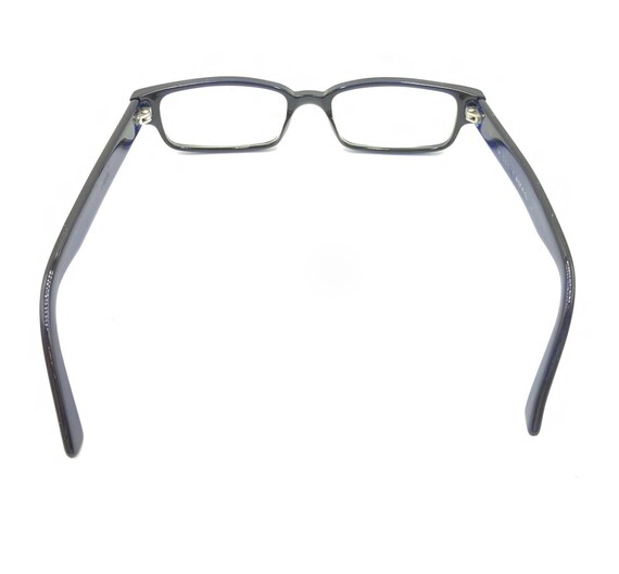 Gucci Black Blue Acetate Rectangular Eyeglasses F… - image 5