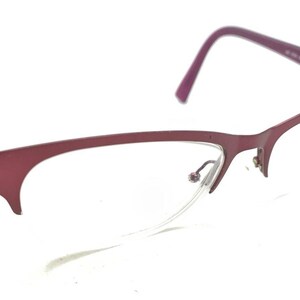 Armani Exchange AX 1016 6050 Satin Purple Half Rim Eyeglasses Frames 53-17 140