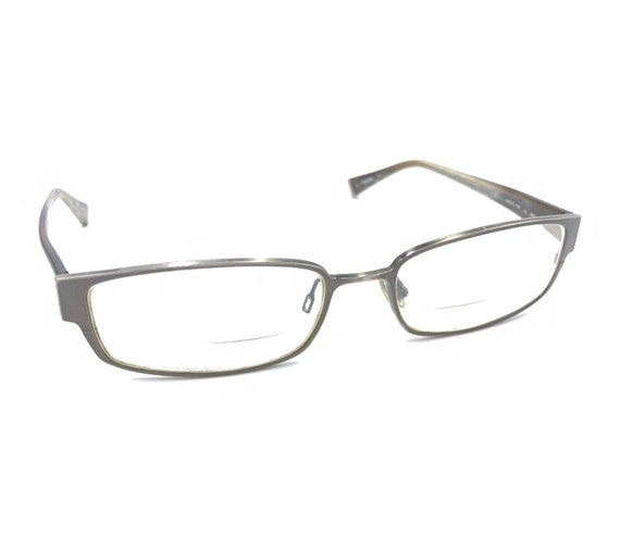 Oliver Peoples Id BKC Titanium Brown Rectangle Ey… - image 1