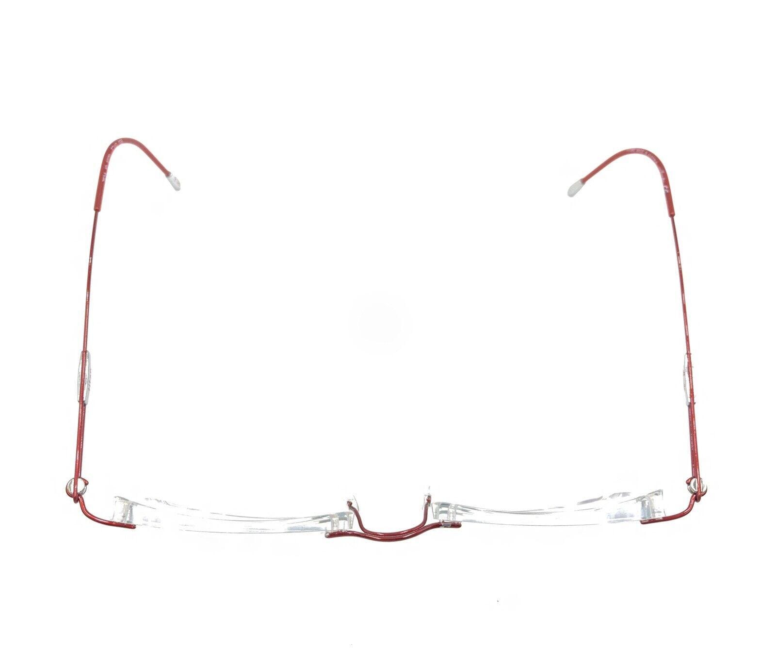 Silhouette 7534 40 6079 Titanium Red Rimless Eyeglasses Frames 17 135 Austria Silhouette 7534 40 6079 Titanium Red Rimless Eyeglasses  main image 2