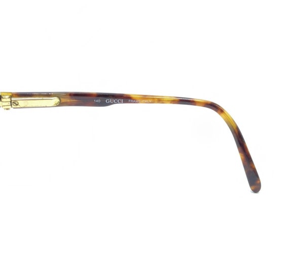 Gucci GG 1117 09T Brown Tortoise Large Square Eye… - image 9
