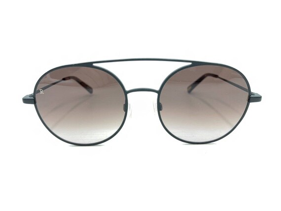 Raen Scripps Burlwood Matte Black Round Sunglasse… - image 6