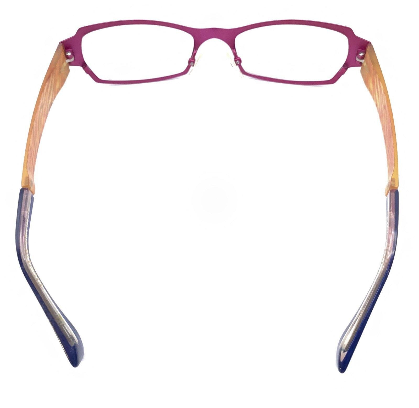 Jean Lafont Elegante 376 Eyeglasses Eye Glasses Frames 51-18-135 Jean Lafont Elegante 376 Pink Black Rectangle Eyeglasses  main image 4