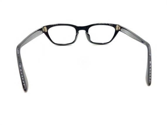 American Optical Vintage AO Romco Black Eyeglasse… - image 5