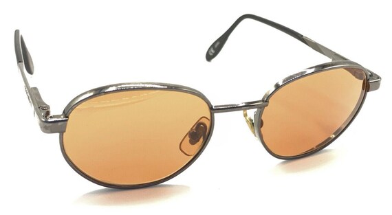 Serengeti 6536 Gunmetal Chrome Metal Sunglasses Brown Lens Japan