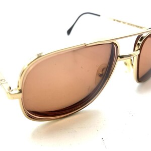 VINTAGE BerDel Sferoflex SARAH Sunglasses Italy Brown Lens  (BIN 008) Vintage BerDel Sferoflex Brian Brown Oval Sunglasses Italy  main image 4