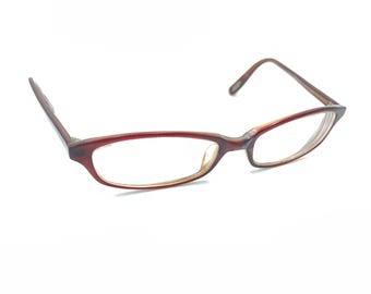 Oliver Peoples Maria SHA Ruby Red Rectangle Eyeglasses Frames 49-16 135 Designer