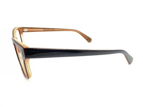 Marc Jacobs Polished Black Orange Eyeglasses Fram… - image 7