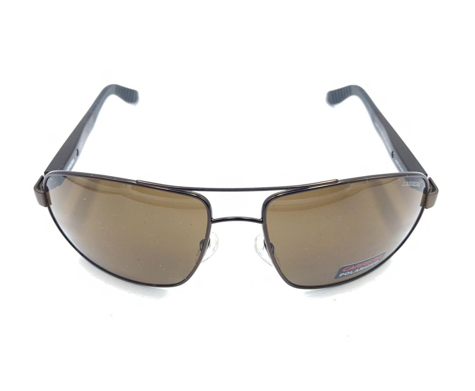 Carrera 8003 0RPU8 Brown Wrap Sunglasses Brown Lens 62-16  display picture 1
