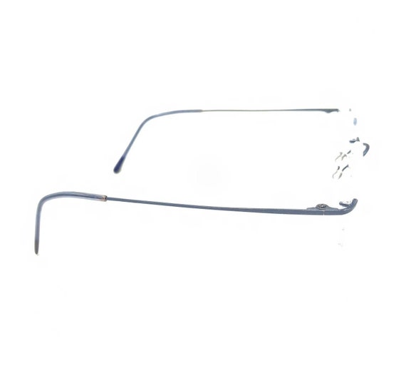 Marchon Airlock 2 760/3 24 Blue Rimless Eyeglasse… - image 4