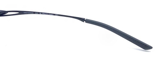 Nike 6045 001 Black Half Rim Titanium Rectangle Eyeglasses  display picture 1