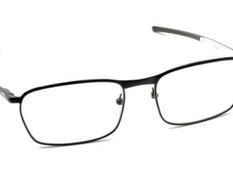 Oakley Conductor OX3186-0554 Black White Metal Eyeglasses Frames Only 54-17 137