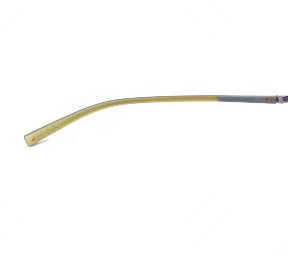 Nike Silver Gray Slim Rectangle Eyeglasses Frames… - image 10