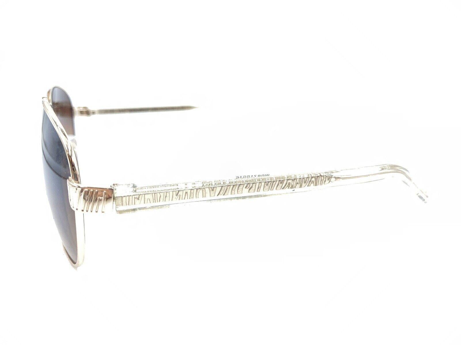 Dana Buchman WDB71SG16 Gold Aviator Sunglasses Brown Lens  display picture 3