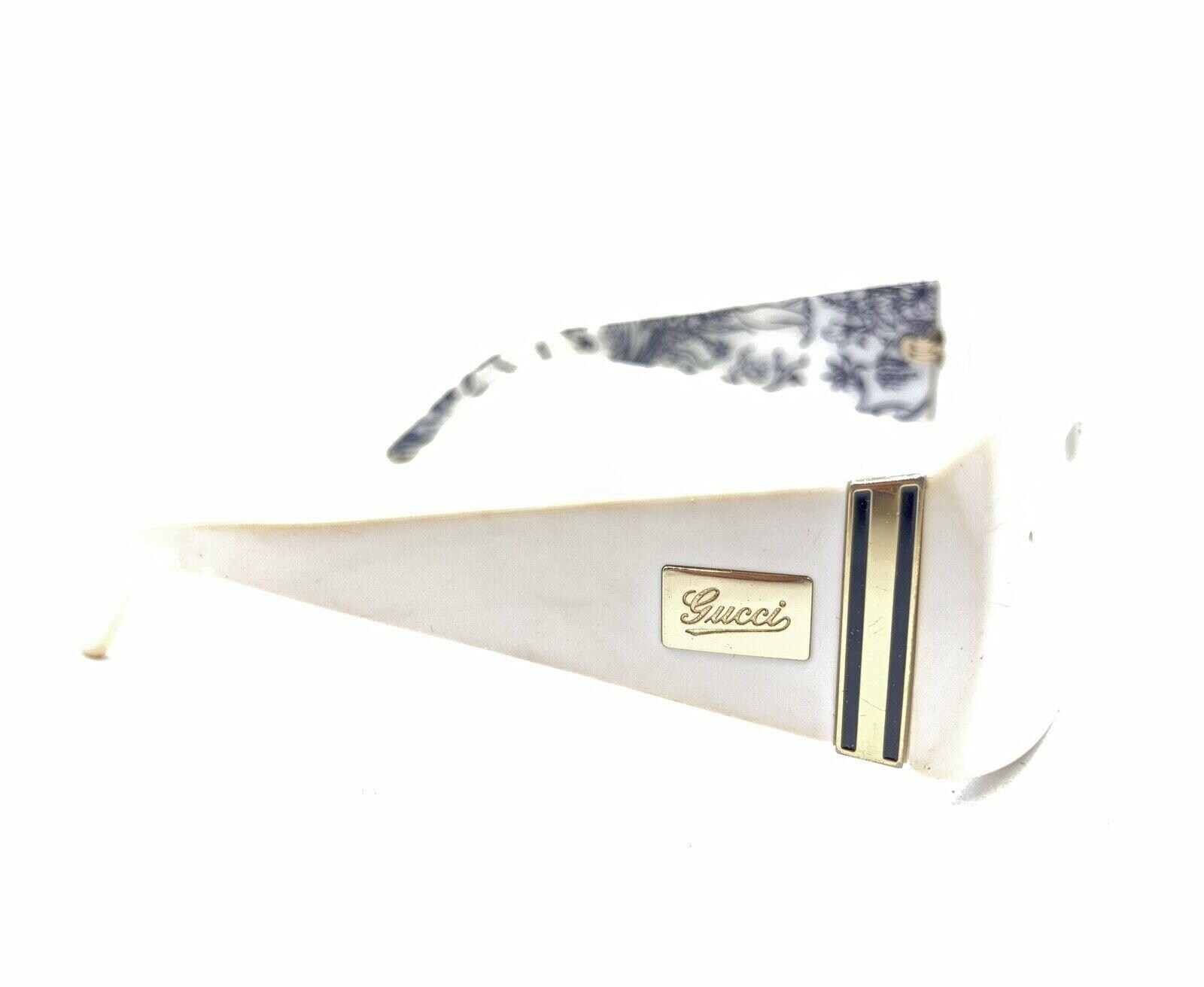 Vintage Gucci Clear Floral Print Sunglasses Gucci GG0252S Gold / Clear Lens Butterfly Oversized Women  main image 3