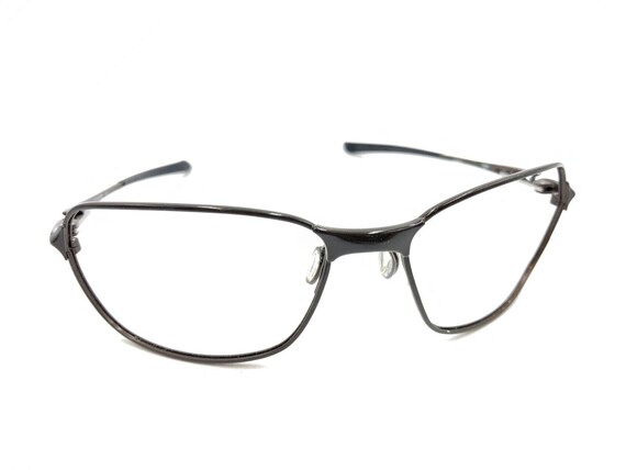 Oakley C-Wire OO4046-05 Brown Metal Wrap Sunglasses Frames 61-16