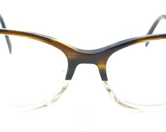Warby Parker Daisy N LBF 615 Brown Clear Tortoise Eyeglasses  display picture 2