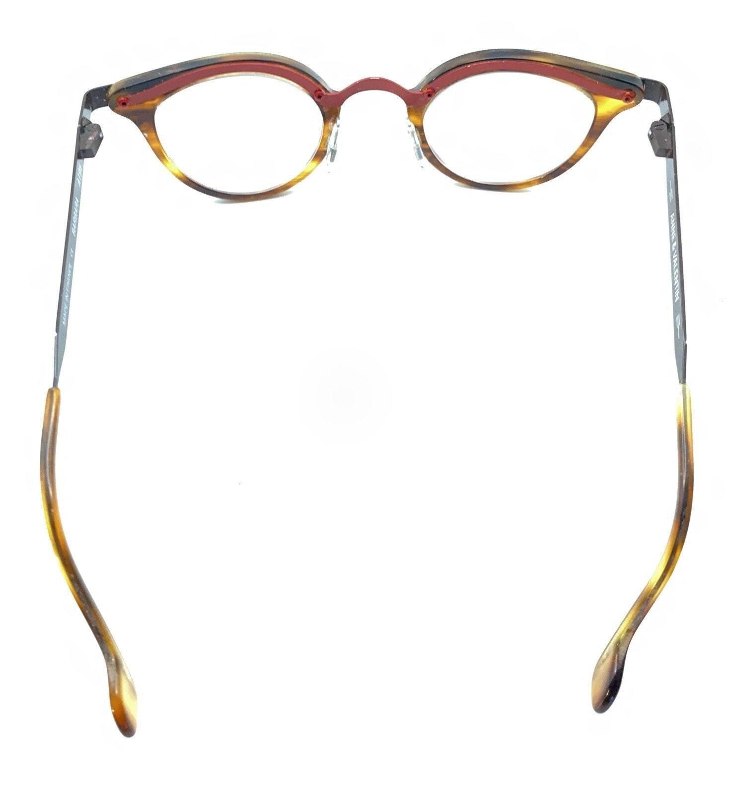 Anne Et Valentin A196 Barbara Brown Burgundy Eyeglasses 