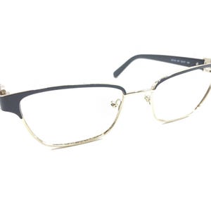 Salvatore Ferragamo SF2148 001 Black Silver Eyeglasses Frames 52-17 140 Italy