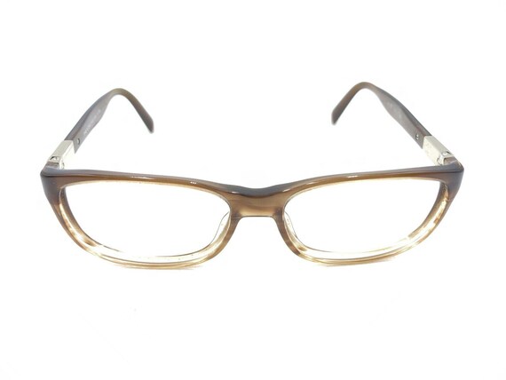 Prada Translucent Brown Rectangle Eyeglasses Fram… - image 2