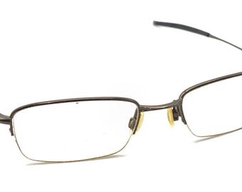 Oakley Spoke 0.5 OX3144-0251 Pewter Metal Half Eyeglasses Frames 51-19 140 Men