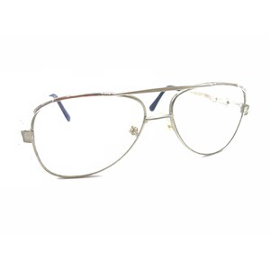 Crews Engineer Vintage Light Gold Aviator Eyeglasses Frames 147 Side Shields