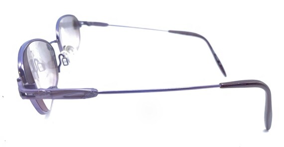 Marchon Flexon 970 Purple Rectangle Eyeglasses Fr… - image 7