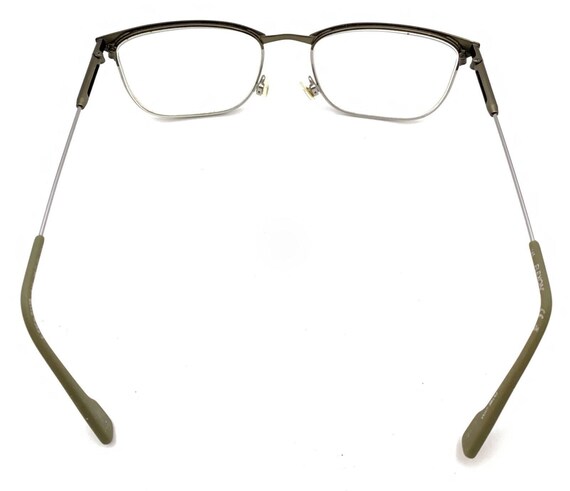 Flexon E1124 310 Green Silver Rectangle Eyeglasse… - image 6