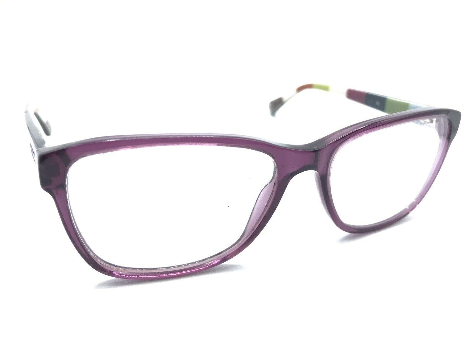 Coach HC6013 Purple Striped Rectangle Eyeglasses Frames 54 