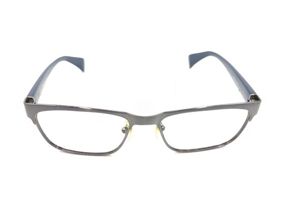 Prada VPR QFM-1O1 Gunmetal Gray Blue Eyeglasses F… - image 2
