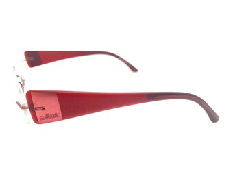 Silhouette 6650 40 6054 Titanium Red Rimless Eyeglasses  display picture 3