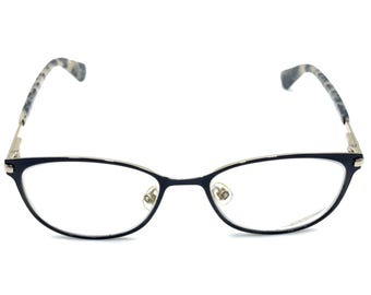 Kate Spade Jabria 807 140 Gold Black Metal Eyeglasses Frames 51-17