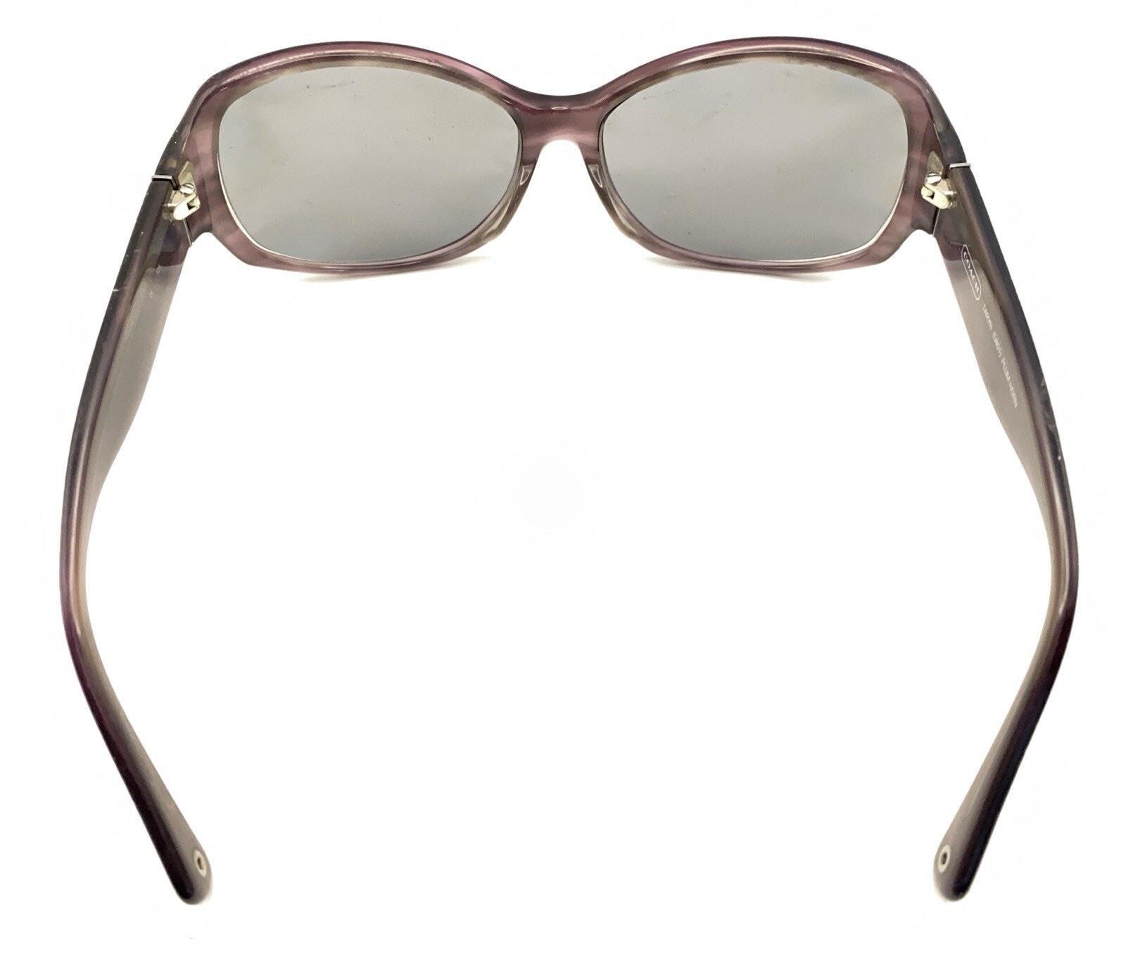 Coach Taryn S801 Plum Horn Purple Eyeglasses Frames 125 