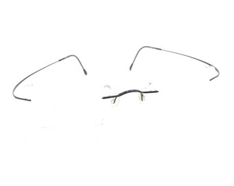 Silhouette M7395 /50 6074 Titanium Black Rimless Eyeglasses Frames 21 150