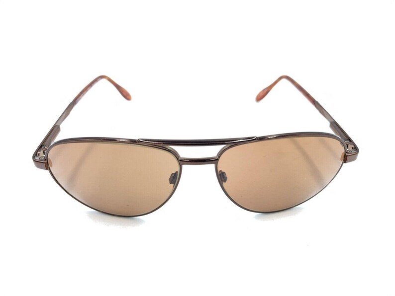 Serengeti Apogee 6684 2000 Brown Aviator Sunglasses Brown Lens Japan Men Women image 2