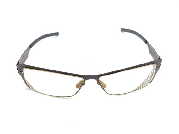 IC! Berlin Jeanne Matte Brown Eyeglasses Frames 5… - image 2