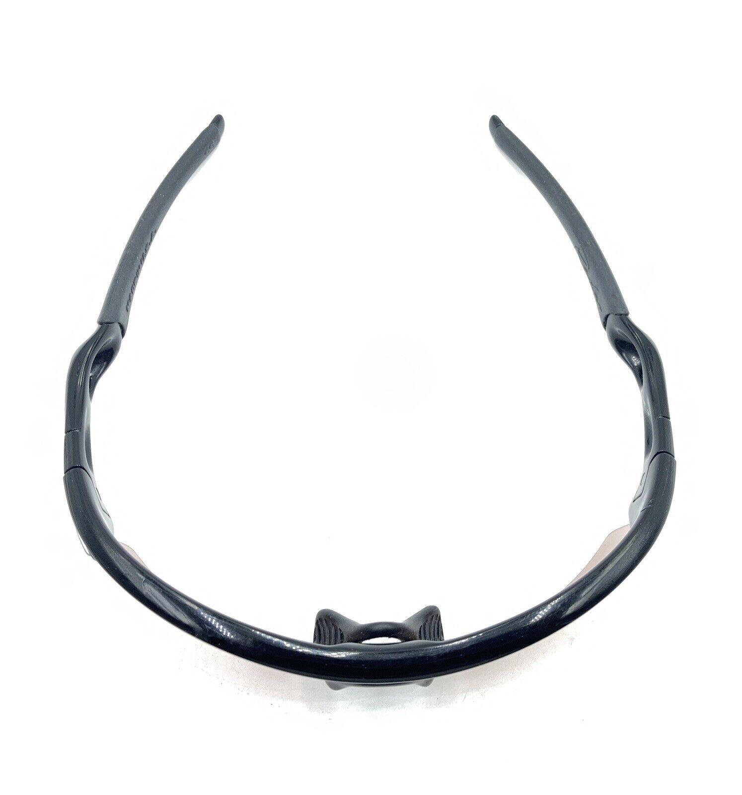 Oakley Radar 09-686 136 Black Half Rim Wrap Shield Sunglasses Oakley Radar 09-686 Black Half Rim Wrap Shield Sunglasses  main image 2