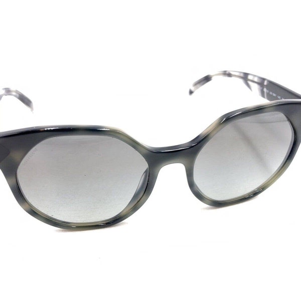 Prada SPR 11T USI-3M1 Tortoise Gray Black Sunglasses Gray Lens 55-19 140 Italy