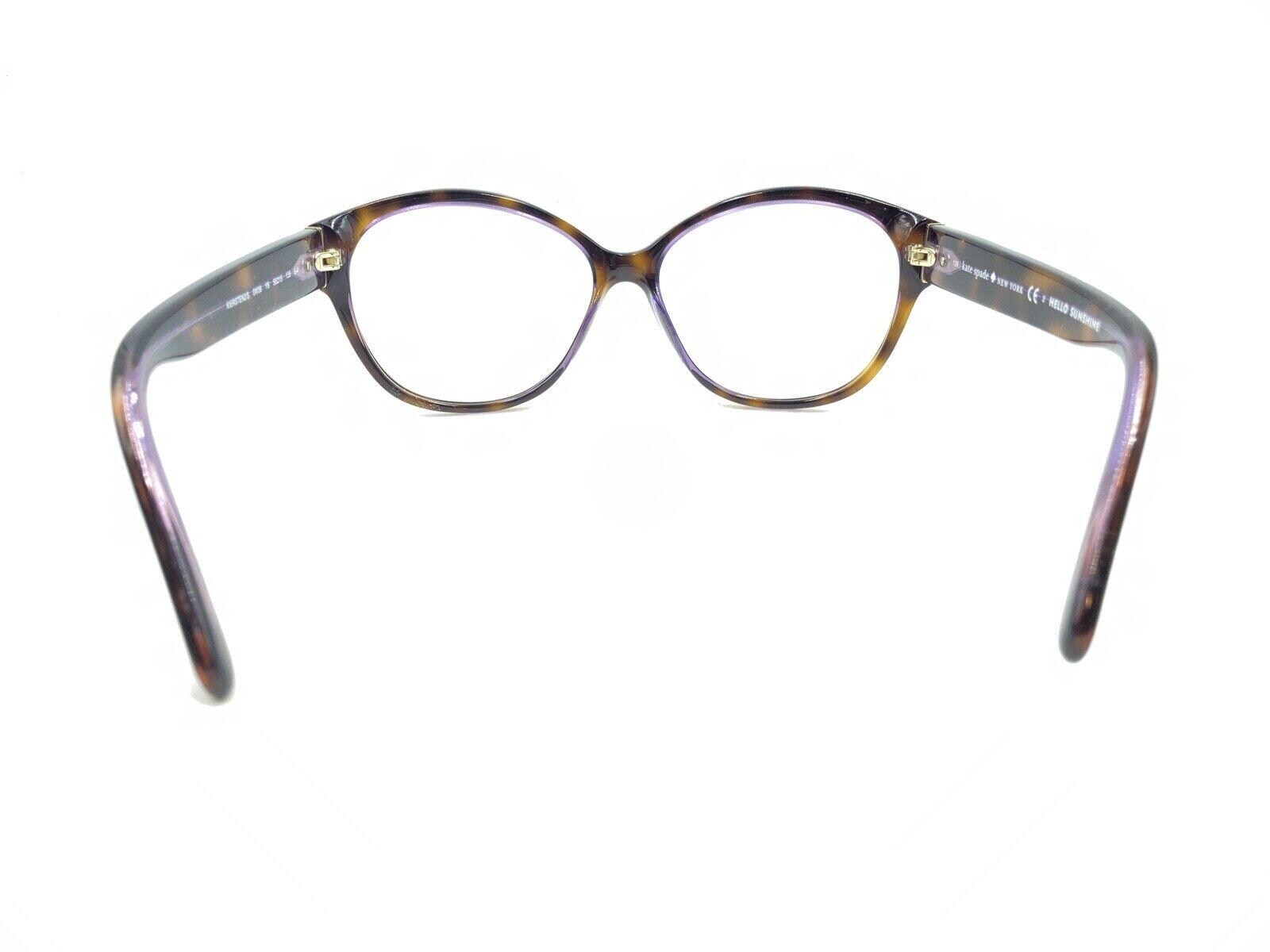 Kate Spade Hello Sunshine Sunglasses Womens KIERSTEN2/S 0W36 56-15 135 Tortoise Kate Spade Kiersten2/s 0W36 Tortoise Brown Purple Sunglasses  main image 2