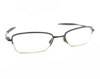 Oakley Sculpt 2.0 Poliert Schwarz Halbrand Brillenfassungen 50-18 142 Männer Frauen