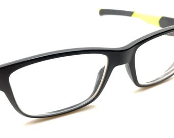 Oakley Field Day OY8007-0148 Black Yellow Eyeglasses Frames 48-14 128 Youth