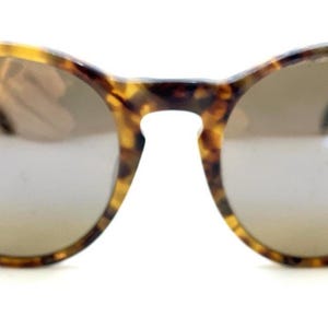 Maui Jim MJ 182 Tortoise Brown Round Sunglasses Brown Lens Japan Designer Unisex image 2