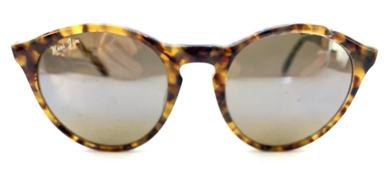 Maui Jim MJ 182 Tortoise Brown Round Sunglasses Brown Lens Japan Designer Unisex image 2