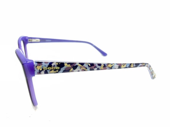 Bebe BB5214 502 Plum Purple Butterfly Eyeglasses … - image 7