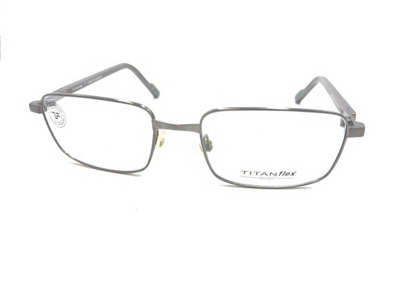 TITANflex 827025 30/GUN Gunmetal Gray Eyeglasses … - image 8