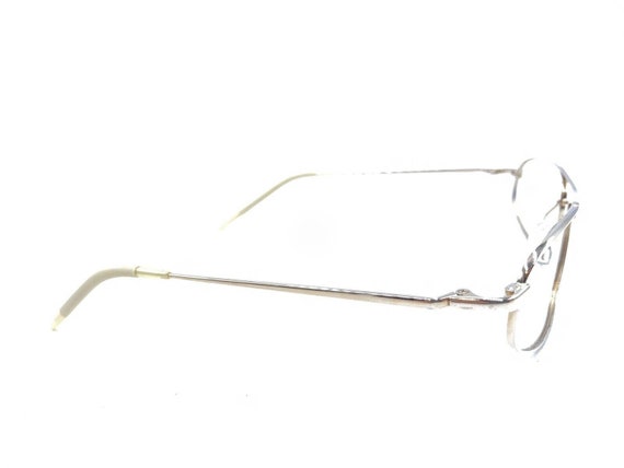 Oliver Peoples Delta Gold Rectangle Eyeglasses Fr… - image 4