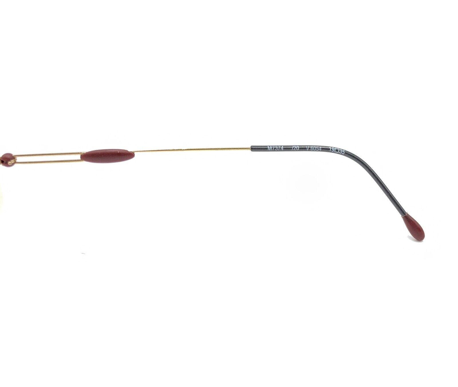 Silhouette M7374 /20 V6054 Brown Gold Rimless Eyeglasses  display picture 3