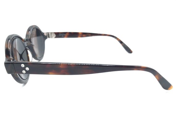 Converse Focus Brown Tortoise Round Eyeglasses Fr… - image 7
