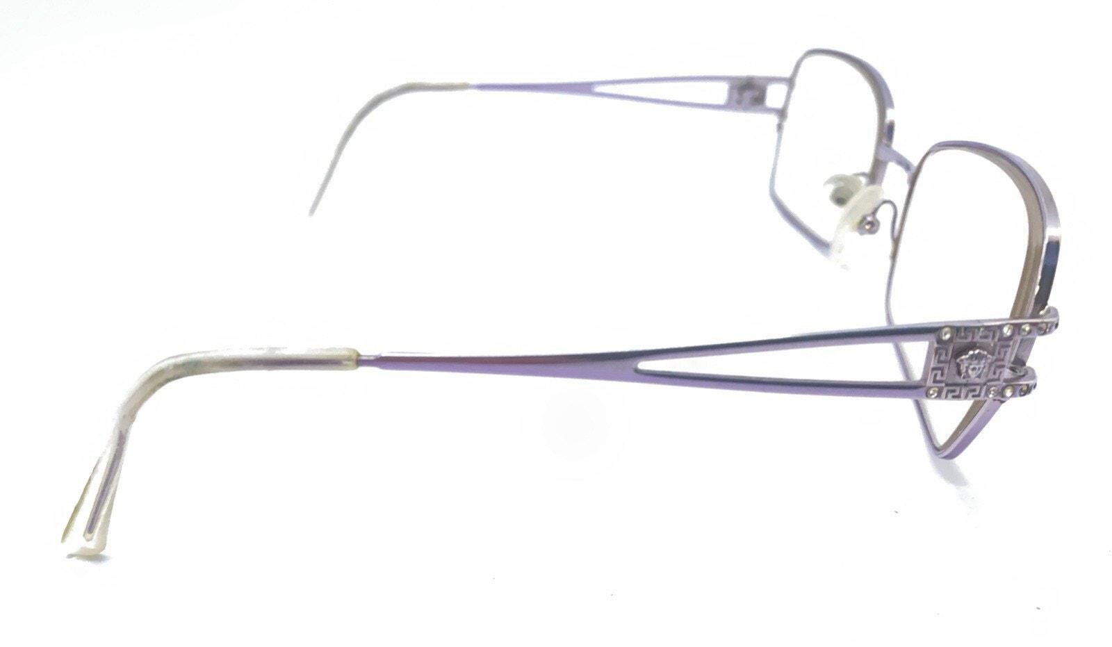 Versace MOD 1114-B 1060 Pink Metal Rhinestones Eyeglasses 