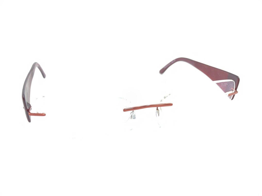 Silhouette 6650 40 6054 Red Rimless Eyeglasses Frames 53-17  display picture 1